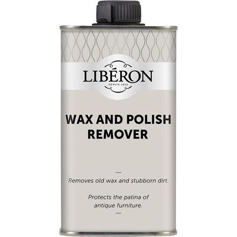 Liberon Wax & Polish Remover 250ml – Effective Solution for Surface Cleaning and Restoration, Covers 8-12m² per Liter