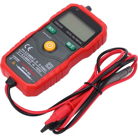Multimètre FS8232S, voltmètre industriel intelligent anti-brûlure, haute précision et durable, pour électricien -