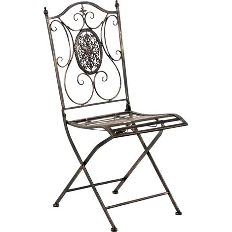 Silla De Jardín Plegable Sibell Bronce