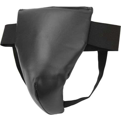 Coquille de boxe en PU résistant aux chocs, protection pour l'entraînement de boxe, noire, taille S (43,3-55,1 pouces). (1/5)