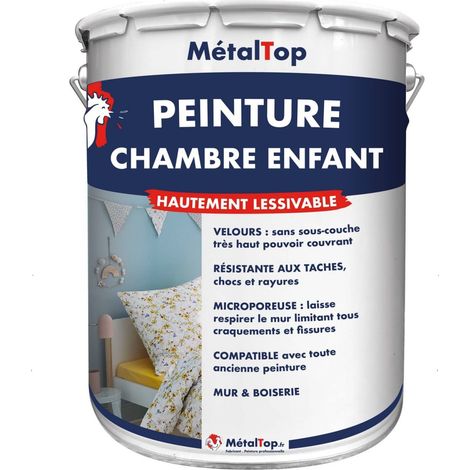Peinture Chambre Enfant - Pot 1 L    - 2012 - Orange saumon - Metaltop (1/5)