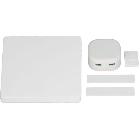 Interrupteur sans fil à panneau lumineux LED auto-alimenté, bouton bascule AC100-240V pour appareils ménagers, kit un bouton. (1/5)
