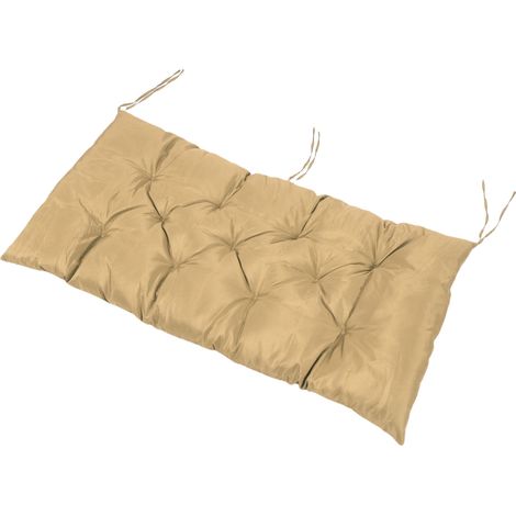 Coussin antidérapant pour banc d'intérieur/extérieur, idéal pour balancelle ou fauteuil suspendu de jardin, avec assise 2 places en osier, 150 x 50 cm (59,06 x 19,69 po), couleur kaki. (1/5)