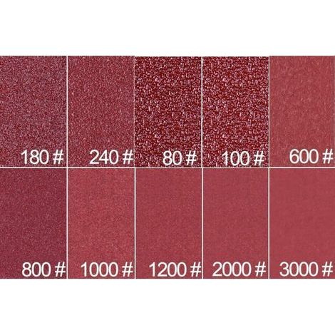 Odipie – Kit de 300 disques abrasifs 50mm – Assortiment grains 80 à 3000 – Oxyde d'aluminium pour métal et bois – Compatible Dremel et meuleuses (1/4)