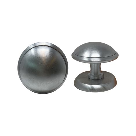 POMOLO X PORTONE GIADA OTTONE CROMO SATINATO D.MM 70 BASE D.MM 70