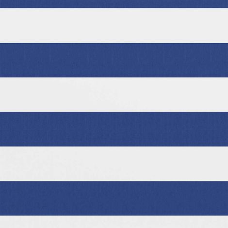 Maison Exclusive - Écran de balcon Blanc et bleu 90x500 cm Tissu Oxford (1/5)