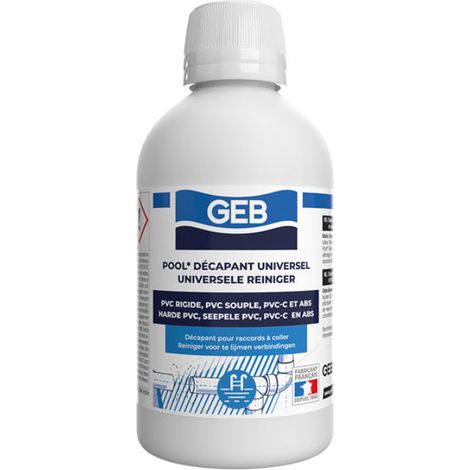 Pool Décapant Universel PVC piscine - Nettoyage PVC avant collage 250mL - Lot de 12 250mL - Lot de 12