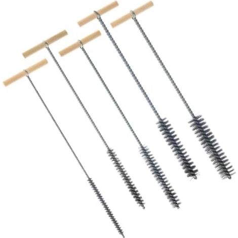 5 Pièces Brosse à Trous en Acier Inoxydable Brosse Métallique Cylindrique Goupillon Metallique Brosse Cylindrique Nettoyage ( 8mm/12mm/16mm/20mm/25mm) (1/5)