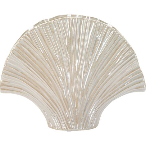 Vase en Céramique "Perly" 35cm Blanc