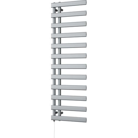 Agar - Silver Electric Towel Rail H1564mm x W500mm 600w Standard (1/3)