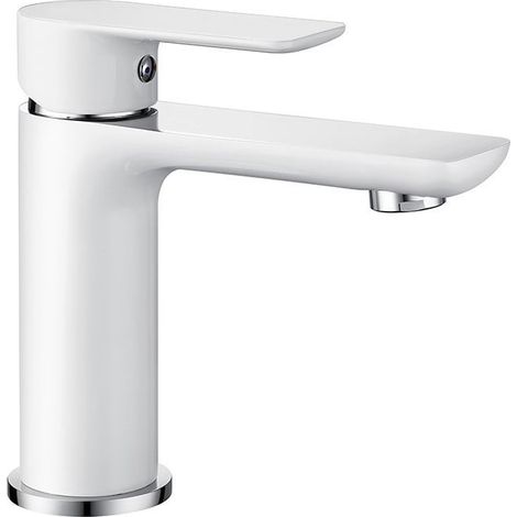 Mexen Alfa rubinetto lavabo, bianco/cromo - 745700-02 (1/2)