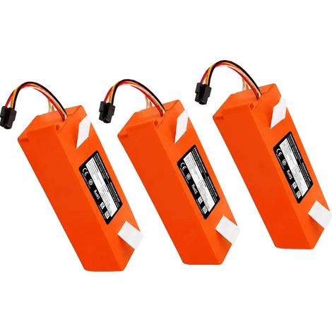 Batterie pour aspirateur robot, capacité de 12800mAh, tension de 14,4V, 3PCS 14.4V 9800mAh (1/2)