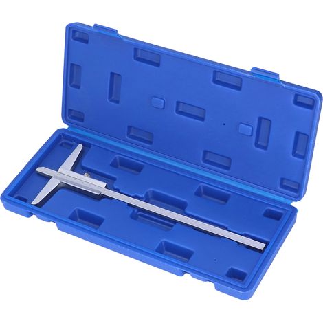Tiefenmessschieber aus hochkohlenstoffhaltigem Stahl, Messwerkzeug für die Metallurgie, Genauigkeit 0,02 mm, Messbereich 0–200 mm (1/5)
