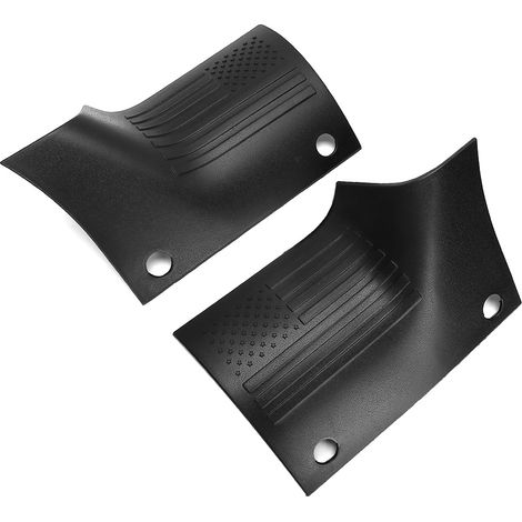2 Stück schwarze Motorhauben-Winkelschutzabdeckungen im USA-Flaggen-Design, passend für Jeep Wrangler JL 18-19 (1/5)