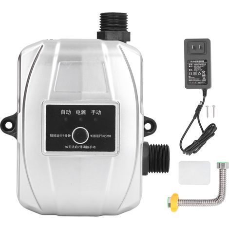 Pompe de surpression domestique 24V automatique 180W pour cuisine, prise US 100-240V, recirculation eau (1/5)