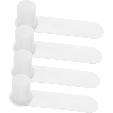 Kit de 4 supports pour moustiquaire, comprenant une plaque, un (1/5)