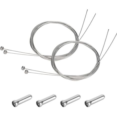 Lot de 4 câbles de frein de rechange pour VTT, compatibles avec les VTT, remplacement de câbles de frein de vélo