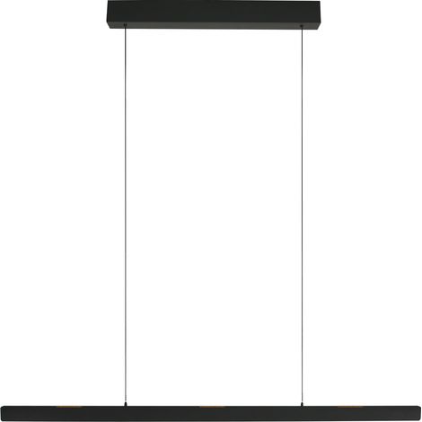 Steinhauer Exclusive - lámpara colgante - Fluxy - negro - metal -