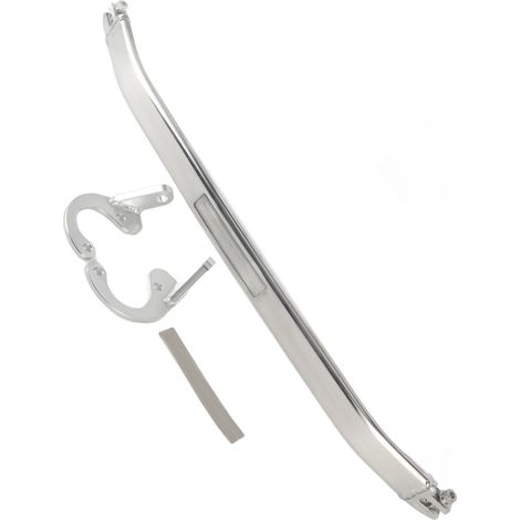 Barre de stabilisation avant supérieure argentée pour Civic EG EK 92-00 Del Sol 93-97 Integra DC2 94-02 (1/5)