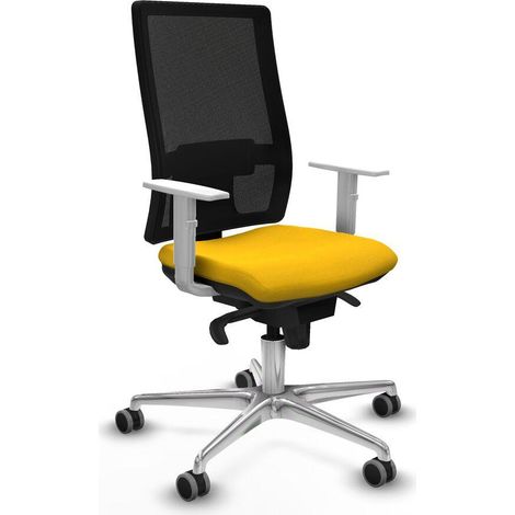 Piqueras y Crespo Horna Chaise de bureau jaune ergonomique (1/3)