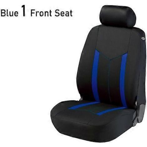 AUTO PLUS Accessoires auto intérieurs Housses de siège universelles en polyester style sport, compatibles avec la plupart des voitures, SUV (1/2)