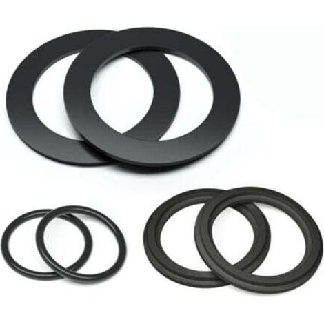 Kit de rondelles et de bagues 25076RP pour raccords 1-1/2", rondelles en caoutchouc à joint torique pour vannes plongeuses de piscine Intex (6 pièces) - 10745, 10262 et 10255