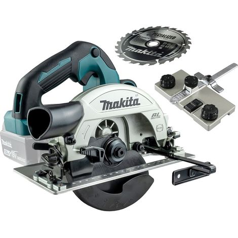 Makita DHS660Z 18v LXT Lithium Brushless Circular Saw 165mm + Guide Rail Adapter (1/4)