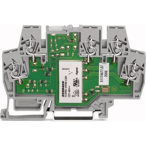 Wago 859-358 relé eléctrico gris para riel DIN 230 V