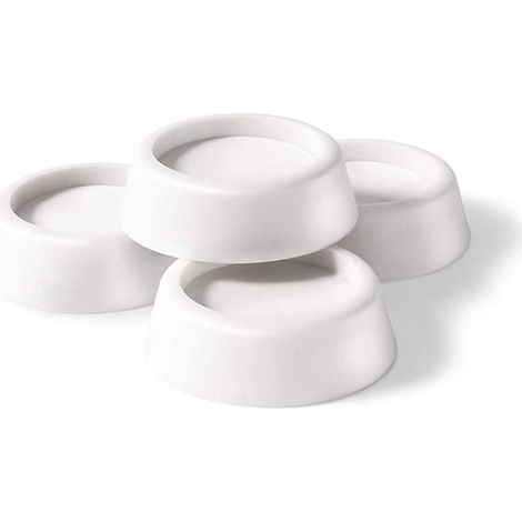 Set di 8 cuscinetti antiurto per lavatrice, stabilizzatori per lavatrice - Cuscinetti ammortizzanti anti-vibrazione per lavatrice e asciugatrice (bianchi) (1/5)