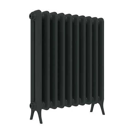 Radiateur fonte noir sur pieds - Hauteur 660mm - Longueur 360mm - 496 watt - 4 éléments - PLA720/360FB3