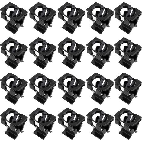 Lot de 20 Clips pour Protection Anti-éclaboussures sous Caisse Clips de Protection de soubassement en Plastique 12x10.4mm N90847501 Compatible avec Volkswagen Compatible avec Audi (1/5)