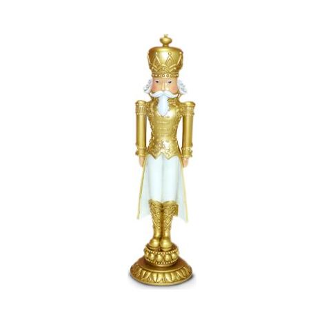 Decorazione Casa Natalizia Soldatino Lo Schiaccianoci Oro con Luce 46 cm (1/2)