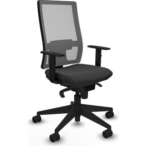 Bürostuhl piqueras y crespo Hornas grau Mesh und Leder