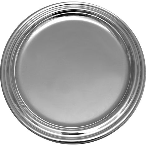 Dessous de Bouteille en Argent plaqué Argent 14 cm à l'intérieur 10,5 cm pour protéger la Table des marges d'eau et Laisser Les Bouteilles Belle Apparence. (1/5)