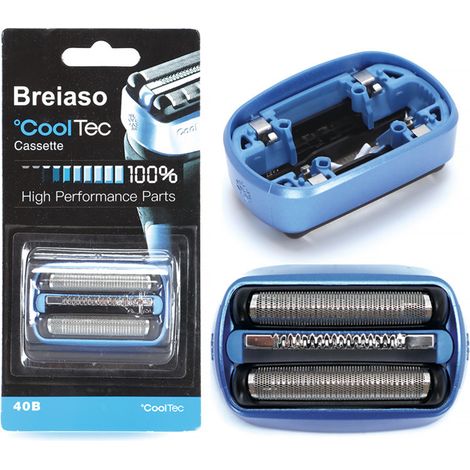 Grille et bloc-couteau de rechange pour rasoirs électriques - 40B (Compatible avec Braun Series 3/4/5/7/8/9) (1/3)