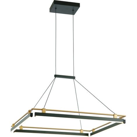 Lámpara colgante LED 44W MERLOT PND54638S44W3KBKGD Italux