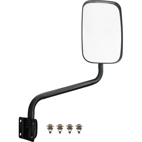 Rétroviseur pour tracteur agricole tondeuse rétroviseur extérieur camion latéral mini pelle convexe rétroviseur avec support (180mm Côté droit) (1/3)