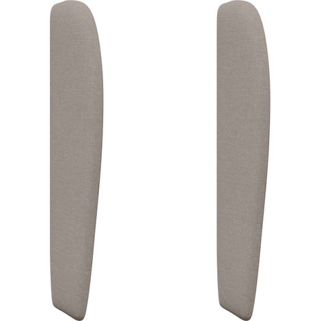Oreille de tête de lit Beige 80 x 23 x 6 cm tissu