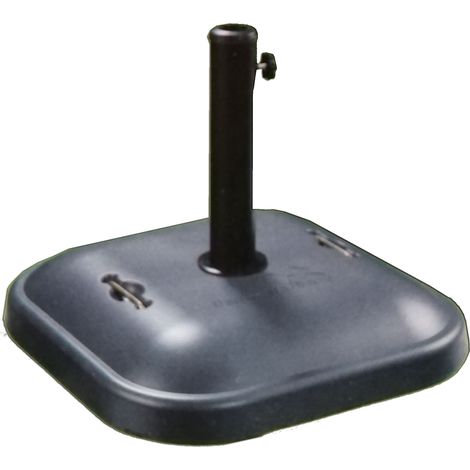 Ombrellone con base in bambù 48mm color cemento grigio 48x48x8cm 25kg