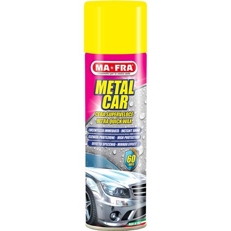 MA-FRA Metal Car Spray 500 ml Cera Protettiva per Auto Metallizzate Originale