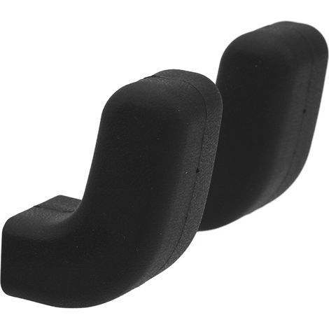 Schwarzer Stoßstangen-Abschlepphakenstopfen, Ersatzschutz für Jeep Wrangler JK JL Gladiator TJ 2007-2023, Paar mit 2 Stück, robuste Schutzhülle.