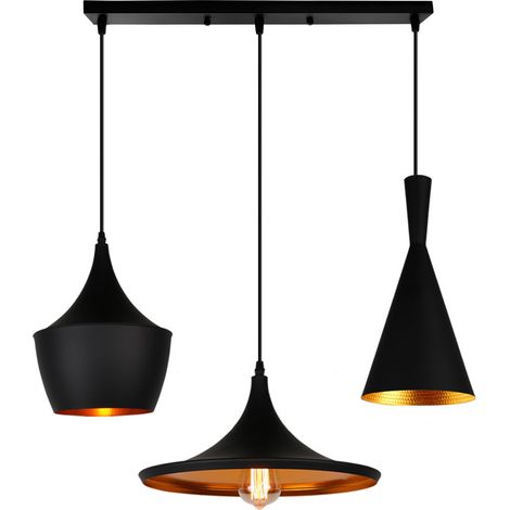 Lampada a Sospensione Moderno Semplice Lampadario Regolabile Creativo Illuminazione Pendente Interna per Cucina Soggiorno Barra (1/5)