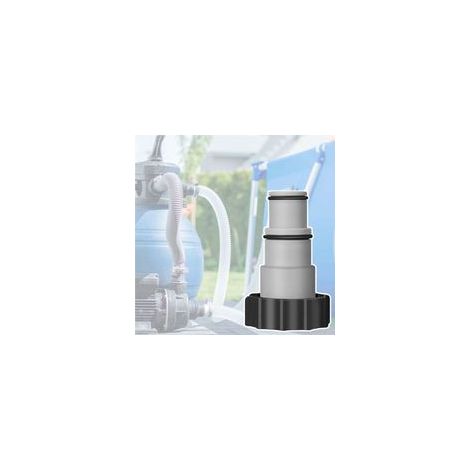 Adaptador de tuyau de bomba de piscina de diámetro 32/38mm, conector de tuyau con adaptador de junta en plástico, pieza de repuesto de piscina