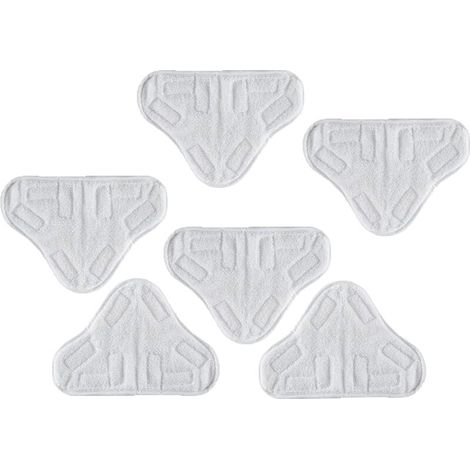 lingettes microfibres lavables pour balai vapeur H2O H20 X5 lot de 6 (1/4)