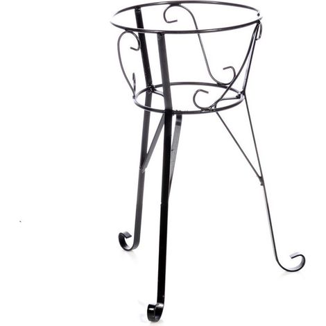 PORTA VASO FERRO BATTUTO H.40 D23