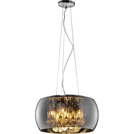 Sospensione Vapore Vetro Cromo E Pendenti Ø40 cm Trio Lighting (1/5)