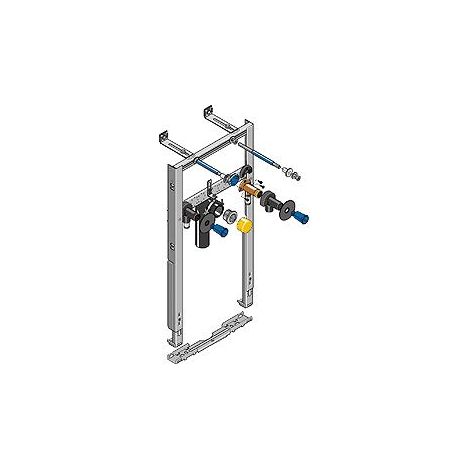 Huter Waschtisch-Montageelement mit langen Mepla Wandscheiben HU-WT2012-G