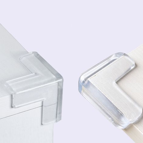 Protections angles table transparentes résistantes pour bébé, lot de 12 (1/5)