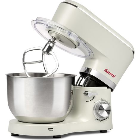 Girmi IM47 Impastatrice 1300 W 6 Litri Beige Acciaio inox (1/5)