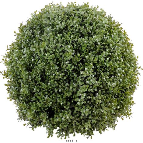 Boule de buis en pot lesté special extérieur 55 cm - dimhaut: H 55 cm